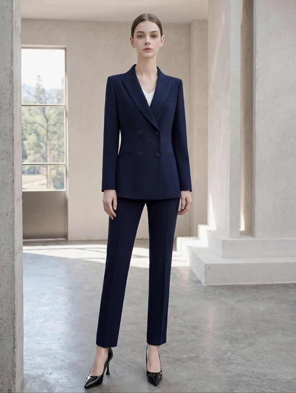 NWOT ResChic 2 Piece Navy Pant Suit - Medium